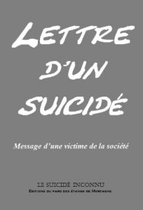 Baixar Lettre d’un Suicide, Message d’une Victime de la Societe (French Edition) pdf, epub, eBook