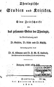 Baixar Theologische Studien und Kritiken (German Edition) pdf, epub, eBook