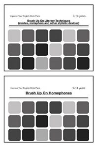 Baixar Brush Up On Literary Techniques (Similes And Metaphors) And Homophones: Improve Your English Work Pack (9-14 years) (English Edition) pdf, epub, eBook