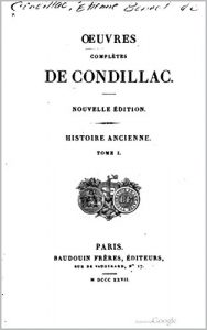 Baixar Oeuvres completes de Condillac, Volume 7 (French Edition) pdf, epub, eBook