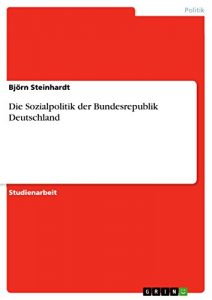 Baixar Die Sozialpolitik der Bundesrepublik Deutschland pdf, epub, eBook