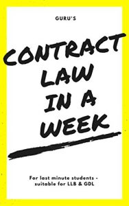 Baixar Learn Contract Law in a Week: LLB GDL Guru (English Edition) pdf, epub, eBook