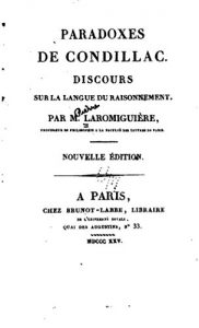 Baixar Paradoxes de Condillac, Discours sur la langue du raisonnement (French Edition) pdf, epub, eBook