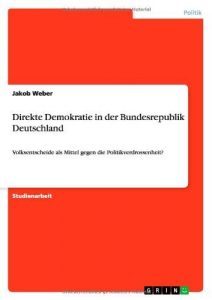 Baixar Direkte Demokratie in der Bundesrepublik Deutschland pdf, epub, eBook