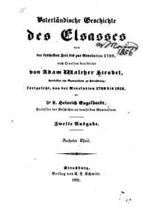 Baixar Vaterländische Geschichte des Elsasses von der Frühesten Zeit Bis Zur Revolution 1789 (German Edition) pdf, epub, eBook
