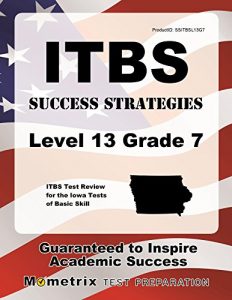 Baixar ITBS Success Strategies Level 13 Grade 7 Study Guide: ITBS Test Review for the Iowa Tests of Basic Skills (English Edition) pdf, epub, eBook