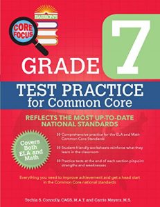 Baixar Barron’s Core Focus Grade 7: Test Practice for Common Core pdf, epub, eBook