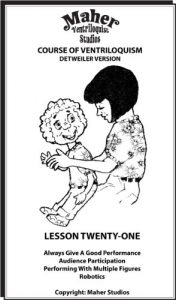 Baixar Maher Course Of Ventriloquism – Lesson Twenty-one: Detweiler Version (English Edition) pdf, epub, eBook