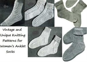 Baixar Patrons de tricot vintage et uniques pour chaussettes de cheville femmes (French Edition) pdf, epub, eBook
