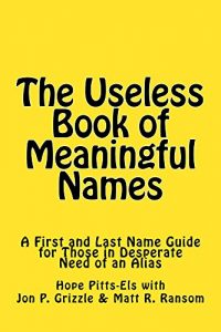 Baixar The Useless Book of Meaningful Names: A First and Last Name Guide for Those in Desperate Need of an Alias (English Edition) pdf, epub, eBook