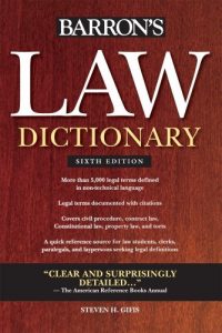 Baixar Law Dictionary, (Trade) 6th Ed (Barron’s Law Dictionary (Quality)) pdf, epub, eBook