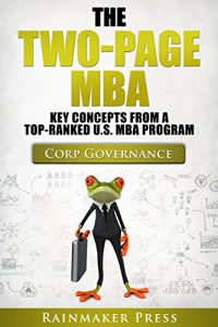 Baixar The Two-Page MBA: Corporate Governance (English Edition) pdf, epub, eBook
