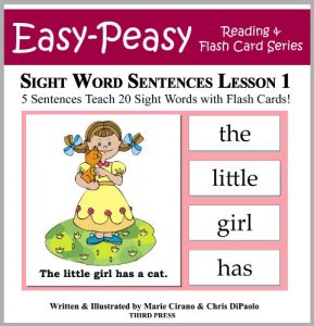 Baixar Sight Word Sentences Lesson 1: 5 Sentences Teach 20 Sight Words with Flash Cards (Learn to Read Sight Words) (English Edition) pdf, epub, eBook