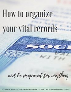 Baixar How to Organize Your Vital Records: and be prepared for anything! (English Edition) pdf, epub, eBook