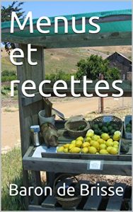 Baixar Menus et recettes (French Edition) pdf, epub, eBook