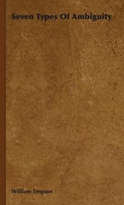 Baixar Seven Types Of Ambiguity pdf, epub, eBook