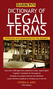Baixar Dictionary of Legal Terms:Definitions and Explanations for Non-Lawyers. 5th edition pdf, epub, eBook
