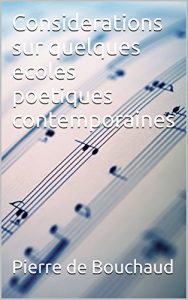 Baixar Considerations sur quelques ecoles poetiques contemporaines (French Edition) pdf, epub, eBook