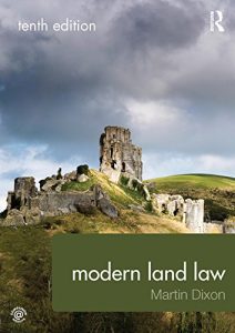 Baixar Modern Land Law: Volume 1 pdf, epub, eBook