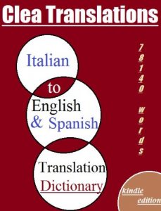 Baixar Italian To English and Spanish Dictionary (Italian Edition) pdf, epub, eBook