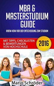 Baixar MBA Ratgeber: MBA und Masterstudium (German Edition) pdf, epub, eBook