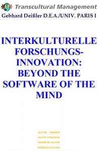 Baixar INTERKULTURELLE FORSCHUNGSINNOVATION: BEYOND THE SOFTWARE OF THE MIND (German Edition) pdf, epub, eBook