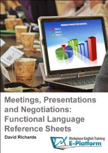 Baixar Meetings, Presentations and Negotiations: Functional Language Reference Sheets (Business English: Functional Language Reference Sheets) (English Edition) pdf, epub, eBook