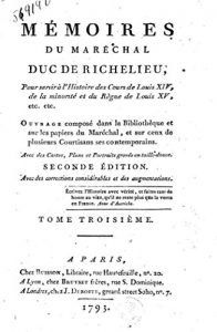Baixar Mémoires du Maréchal Duc de Richelieu, pour Servir à l’Histoire de la Cour de Louis XIV – Tome III (French Edition) pdf, epub, eBook