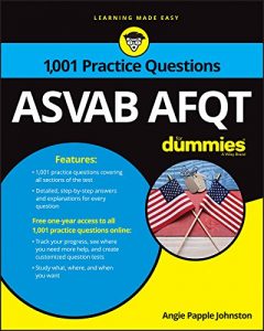 Baixar 1,001 ASVAB AFQT Practice Questions For Dummies (For Dummies (Career/Education)) pdf, epub, eBook