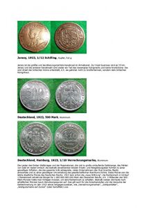 Baixar Kalenderblatt zum Jahr 1923: Ersatz- und Notgeldausgaben der  Inflationszeit in Deutschland (1/12 Schilling, Jersey, 500 Mark Deutschland 1923 und 1/10 Verrechnungsmarke Hamburg 1923) (German Edition) pdf, epub, eBook