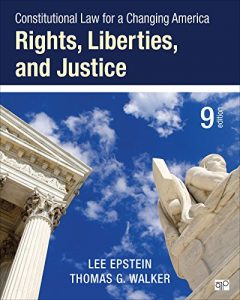 Baixar Constitutional Law for a Changing America: Rights, Liberties, and Justice pdf, epub, eBook