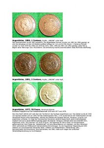 Baixar Kalenderblatt zum Jahr 1884: Zur Geschichte Argentiniens (Ein Centavo Argentiniens des Jahres 1884  sowie 2 Centavo 1891 und 50 Pesos 1977) (German Edition) pdf, epub, eBook