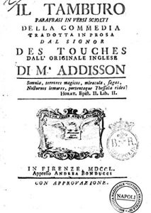 Baixar Il Tamburo Parafrasi in Versi Sciolti Della Commedia Tradotta in Prosa Dal Signor des Touches Dall’originale Inglese di M.r Addisson (Italian Edition) pdf, epub, eBook