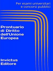 Baixar Prontuario di diritto dell’Unione Europea pdf, epub, eBook