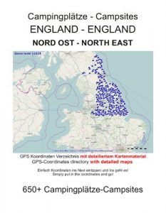 Baixar Campingplatz Verzeichnis ENGLAND NORDOSTEN (mit GPS Daten und DETAILKARTEN) (German Edition) pdf, epub, eBook