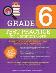 Baixar Barron’s Core Focus Grade 6: Test Practice for Common Core pdf, epub, eBook