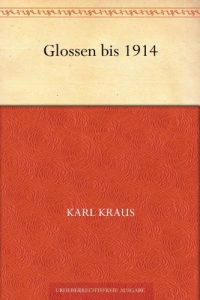 Baixar Glossen bis 1914 (German Edition) pdf, epub, eBook