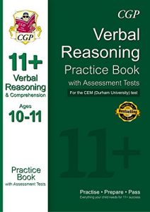 Baixar 11+ Verbal Reasoning Practice Book with Assessment Tests (Ages 10-11) for the CEM Test pdf, epub, eBook