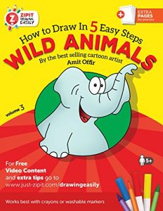 Baixar Animal Book: How to Draw Wild Animals, Drawing Book for Children and Adults, Extra Practice Pages: Drawing Books for Children (Drawing techniques and activity books for children 3) (English Edition) pdf, epub, eBook
