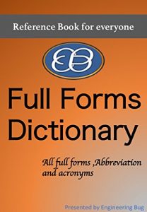 Baixar Full Forms Dictionary: All full forms, Abbreviation and acronyms (English Edition) pdf, epub, eBook