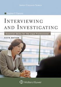 Baixar Interviewing and Investigating: Essential Skills for the Legal Professional (Aspen College Series) pdf, epub, eBook