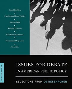 Baixar Issues for Debate in American Public Policy: Selections from CQ Researcher pdf, epub, eBook