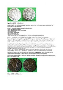 Baixar Kalenderblatt zum Jahr 1588: Geschichtliches zu Spanien der Zeit (Ein Real Spaniens von 1588 ein Solidus von Riga) (German Edition) pdf, epub, eBook