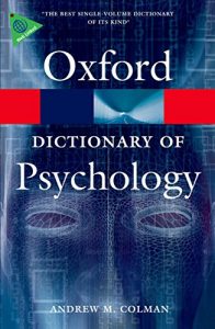Baixar A Dictionary of Psychology (Oxford Paperback Reference) pdf, epub, eBook