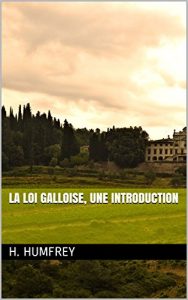 Baixar La loi galloise, une introduction (French Edition) pdf, epub, eBook