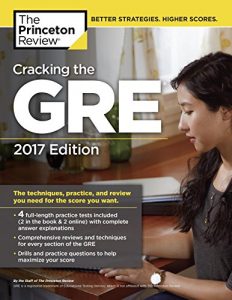 Baixar Cracking the GRE with 4 Practice Tests, 2017 Edition (Graduate School Test Preparation) pdf, epub, eBook