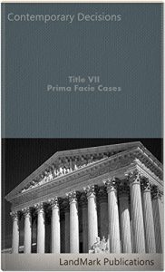 Baixar Title VII Prima Facie Cases (English Edition) pdf, epub, eBook