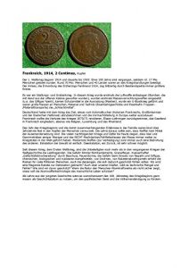 Baixar Kalenderblatt zum Jahr 1914: Zum Ersten Weltkrieg (2 Centimes 1914 aus Frankreich) (German Edition) pdf, epub, eBook