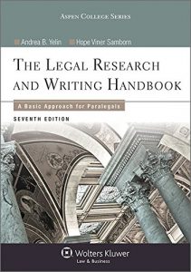 Baixar Legal Research and Writing Handbook: A Basic Approach for Paralegals (Aspen College) pdf, epub, eBook