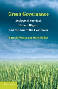 Baixar Green Governance: Ecological Survival, Human Rights, and the Law of the Commons pdf, epub, eBook
